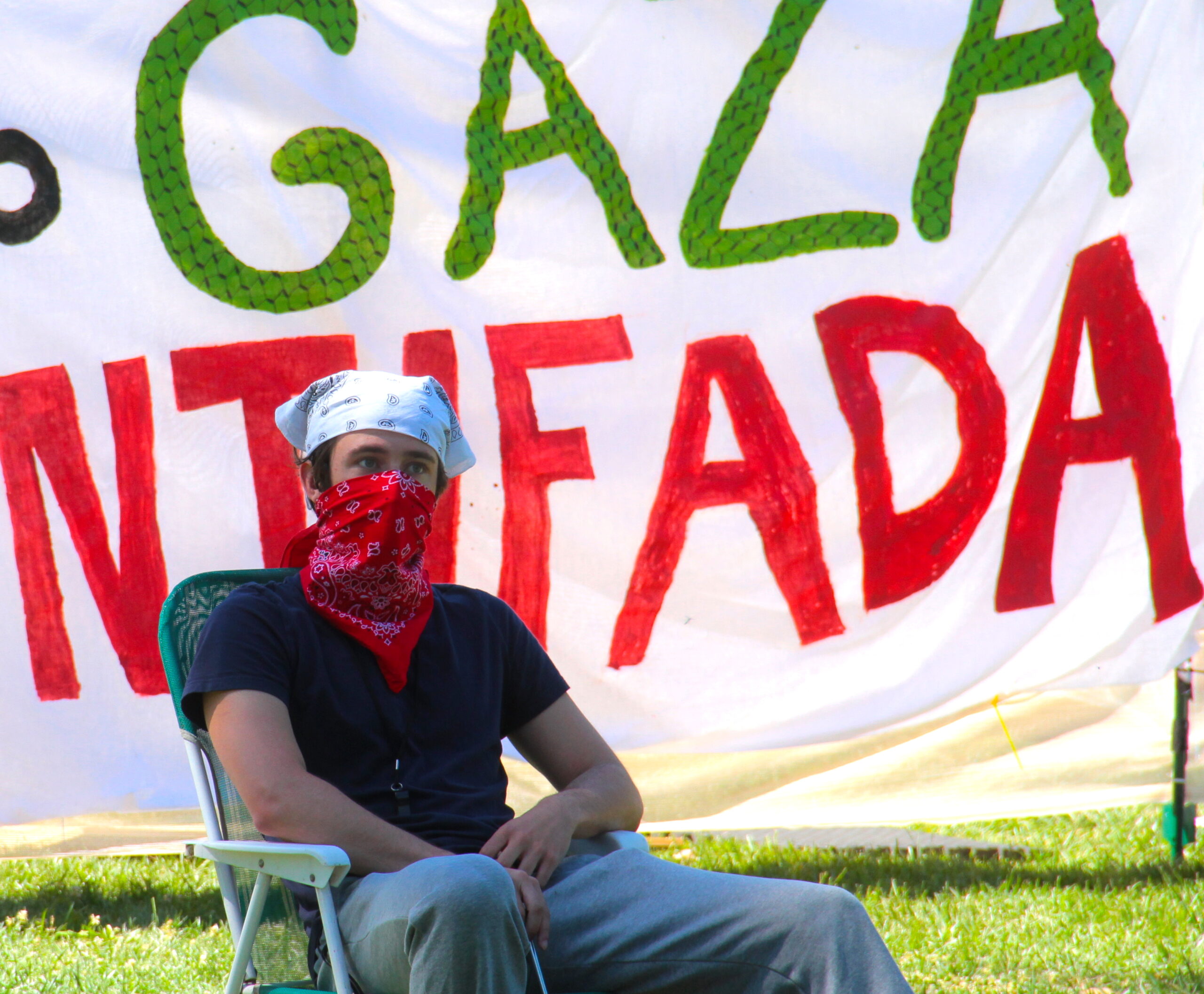UC Davis Gaza Protester.